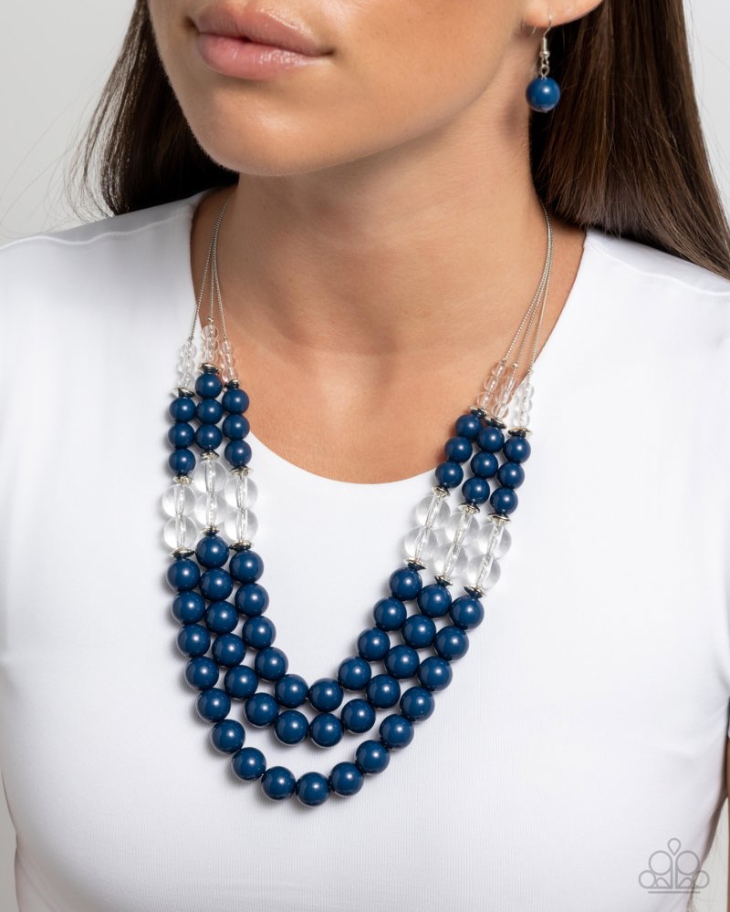 Speckled Statement - Blue