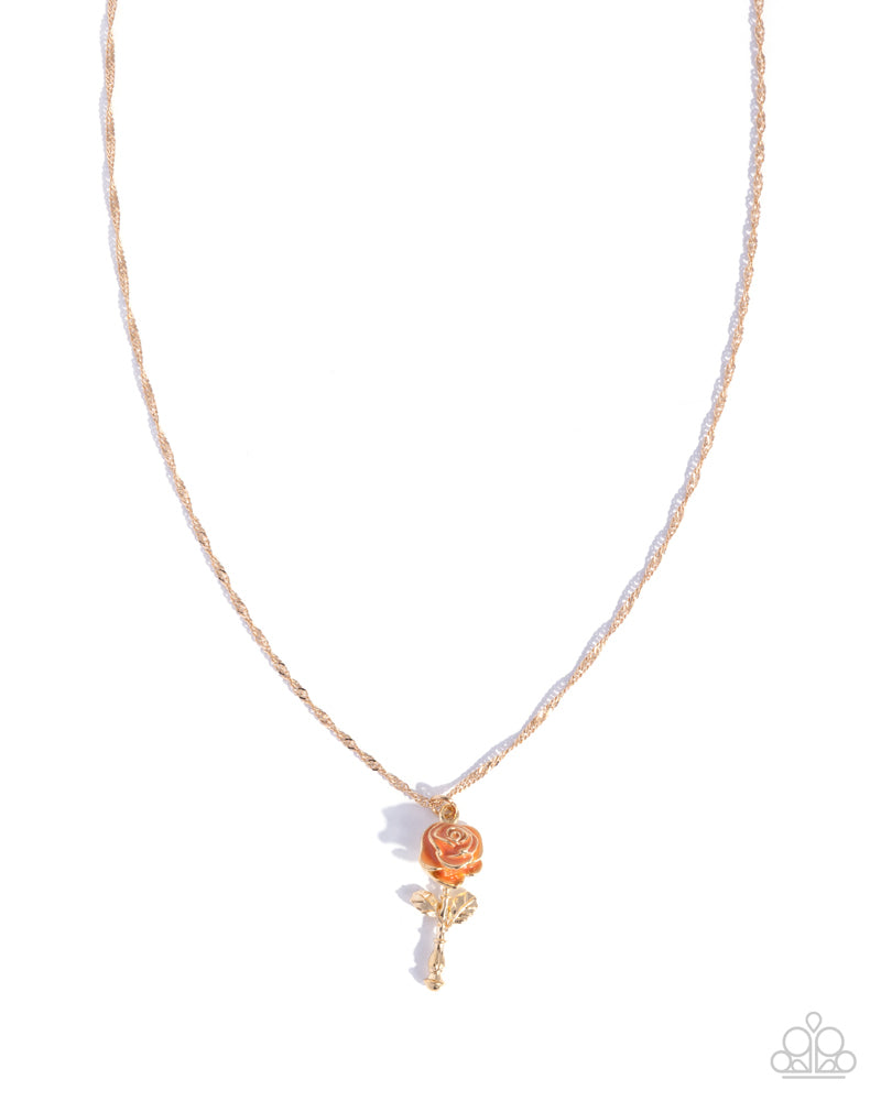 A Single Rose - Orange