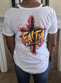 Faith-Cold Shoulder Blouse