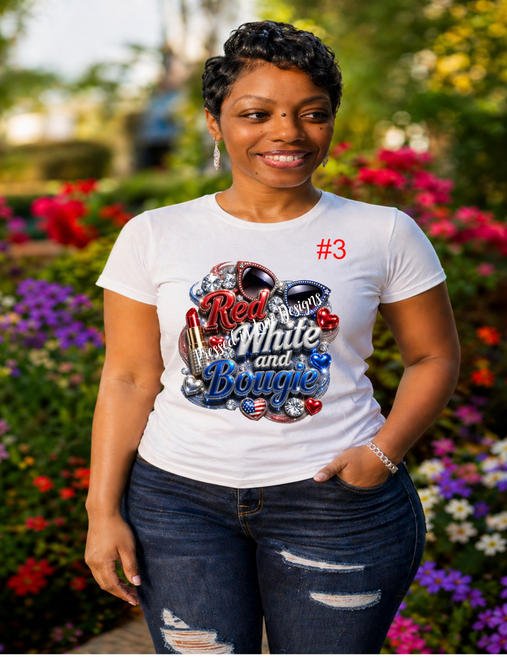 Red White Bougie-T-shirt