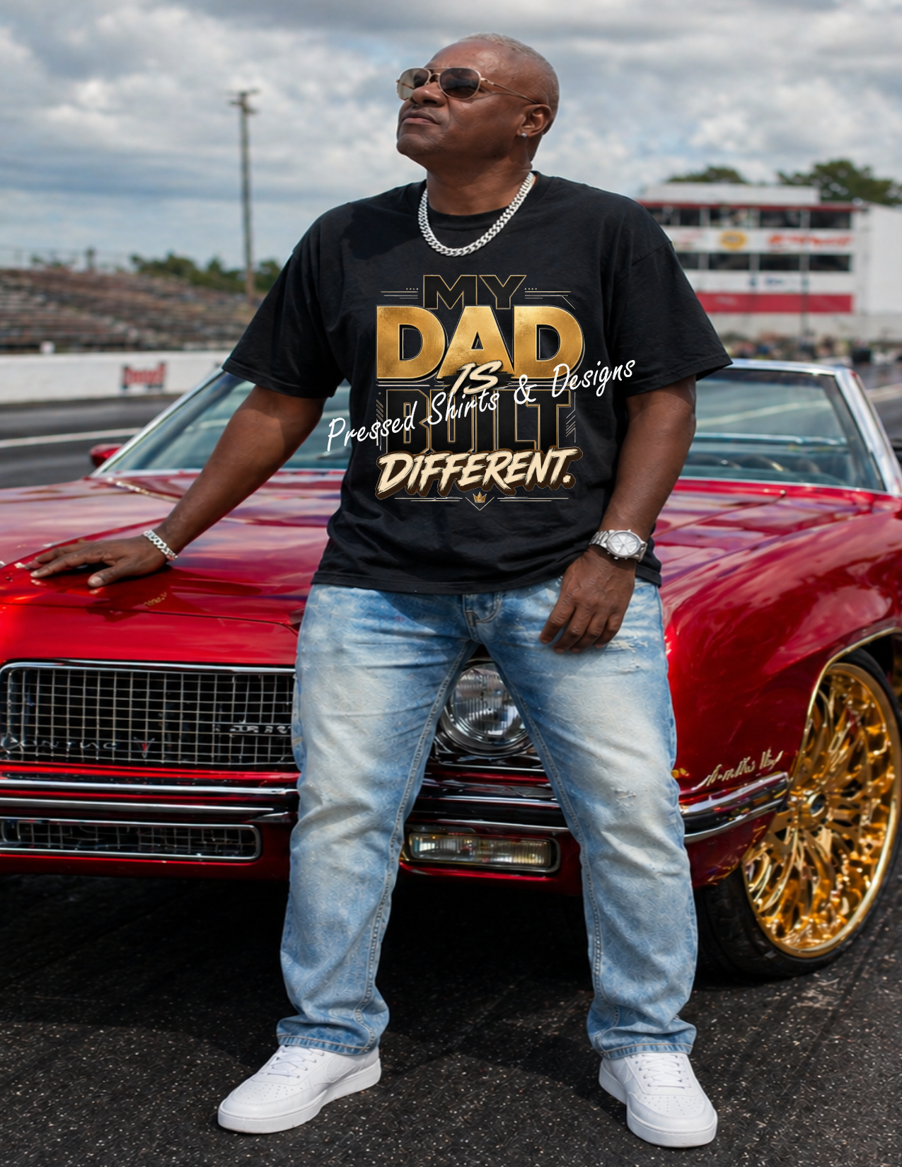 My Dad is Built Different-T-shirt