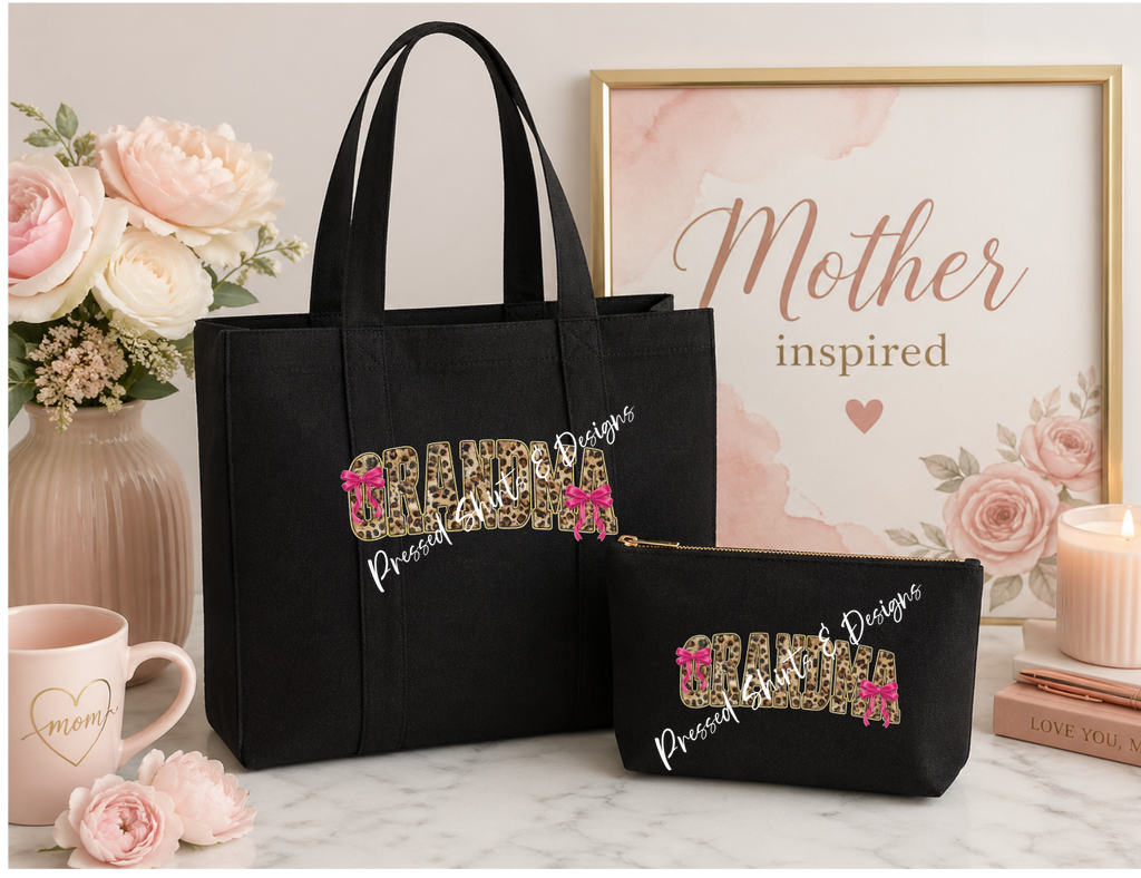Mother Inspired Tote Bag w/ pouch