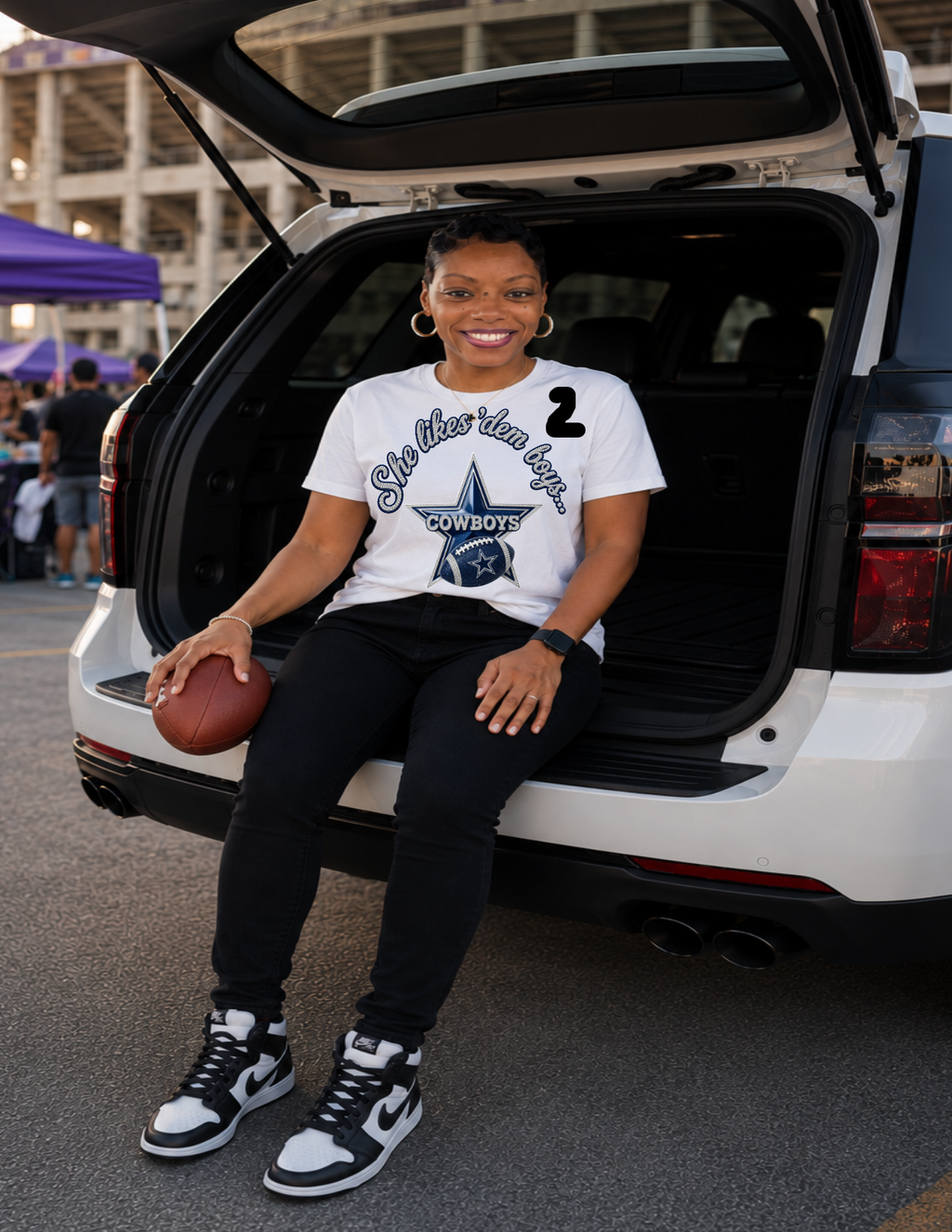 She Likes Dem Boys-Cowboys-T-shirt