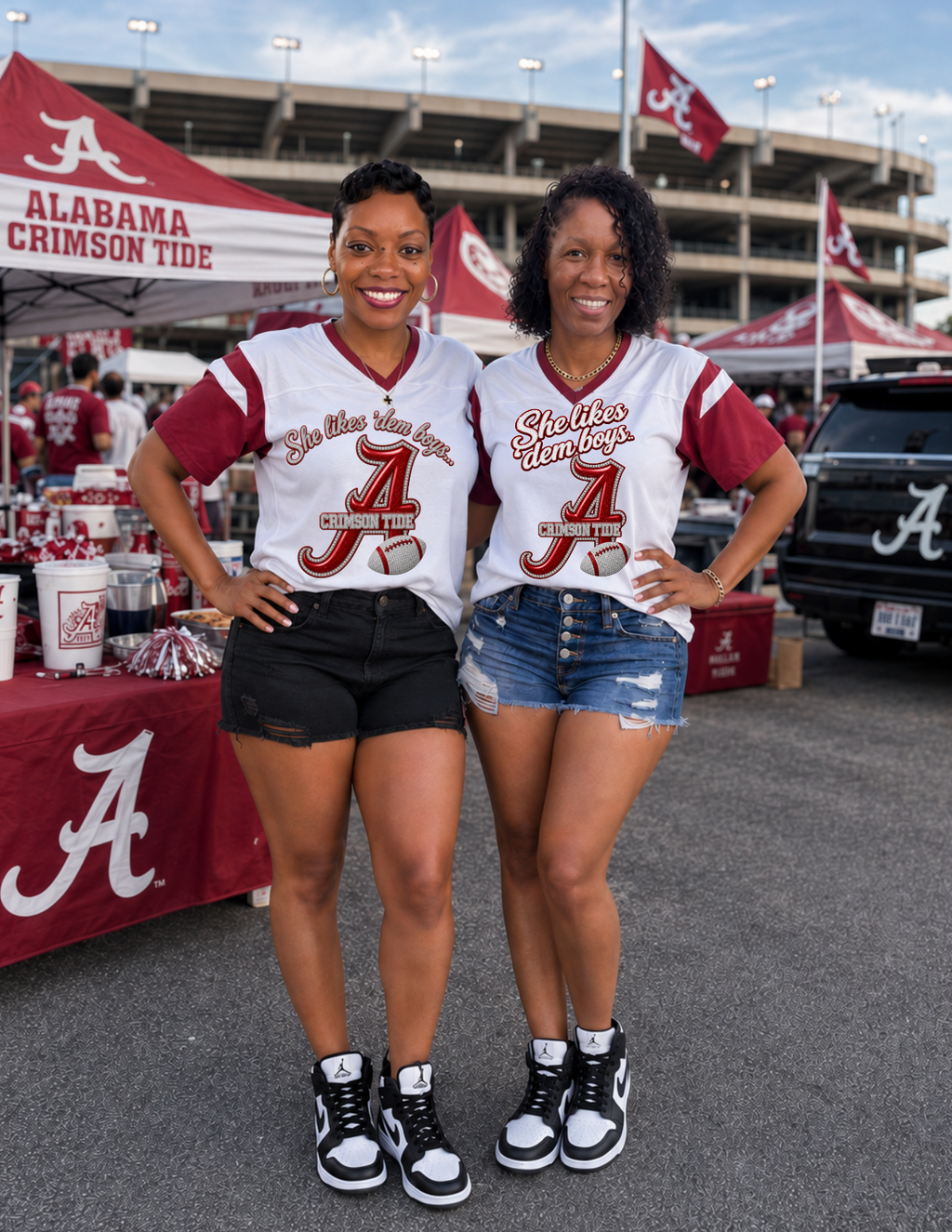 She Likes Dem Boys-Alabama T-shirt