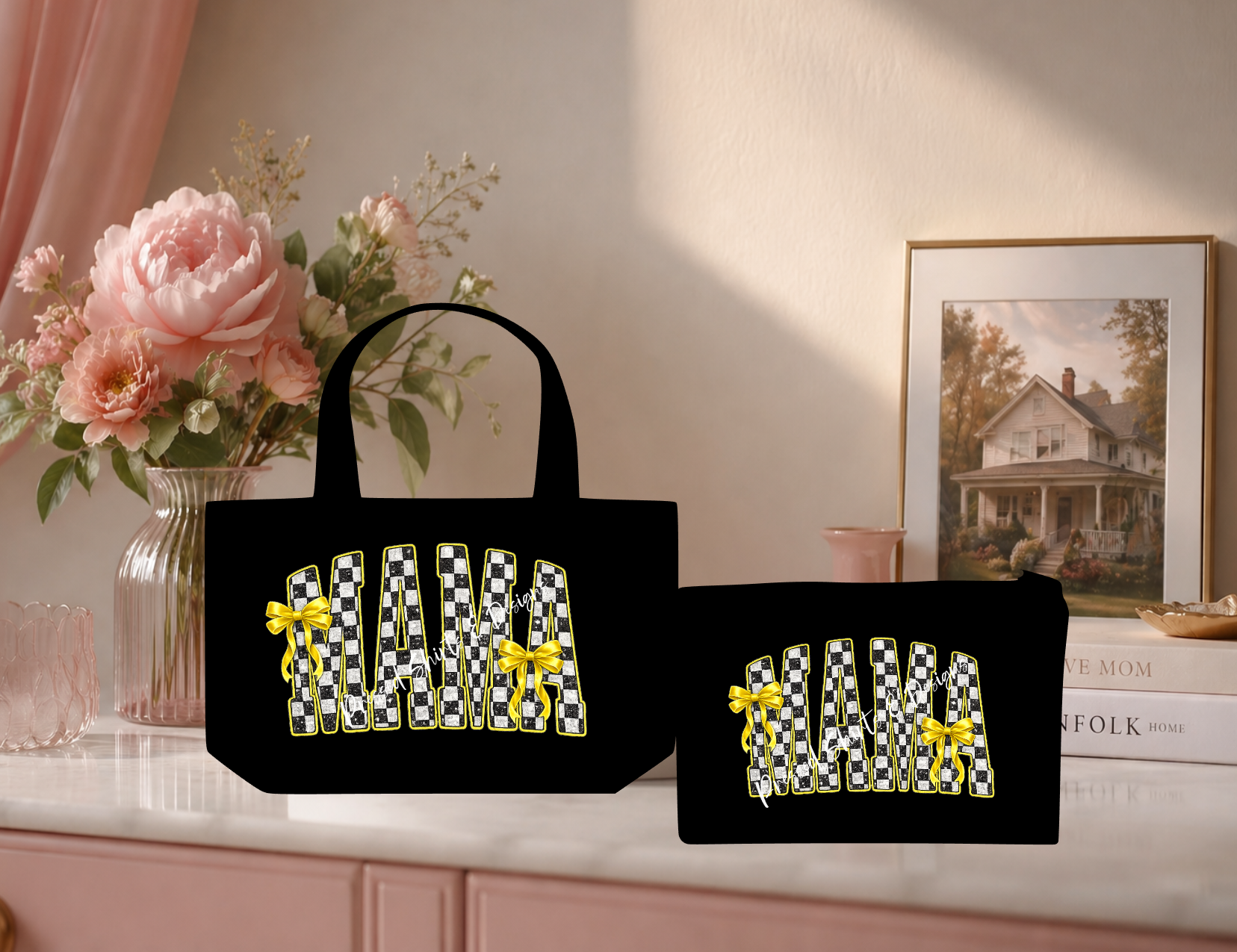 Mother Inspired Tote Bag w/ pouch