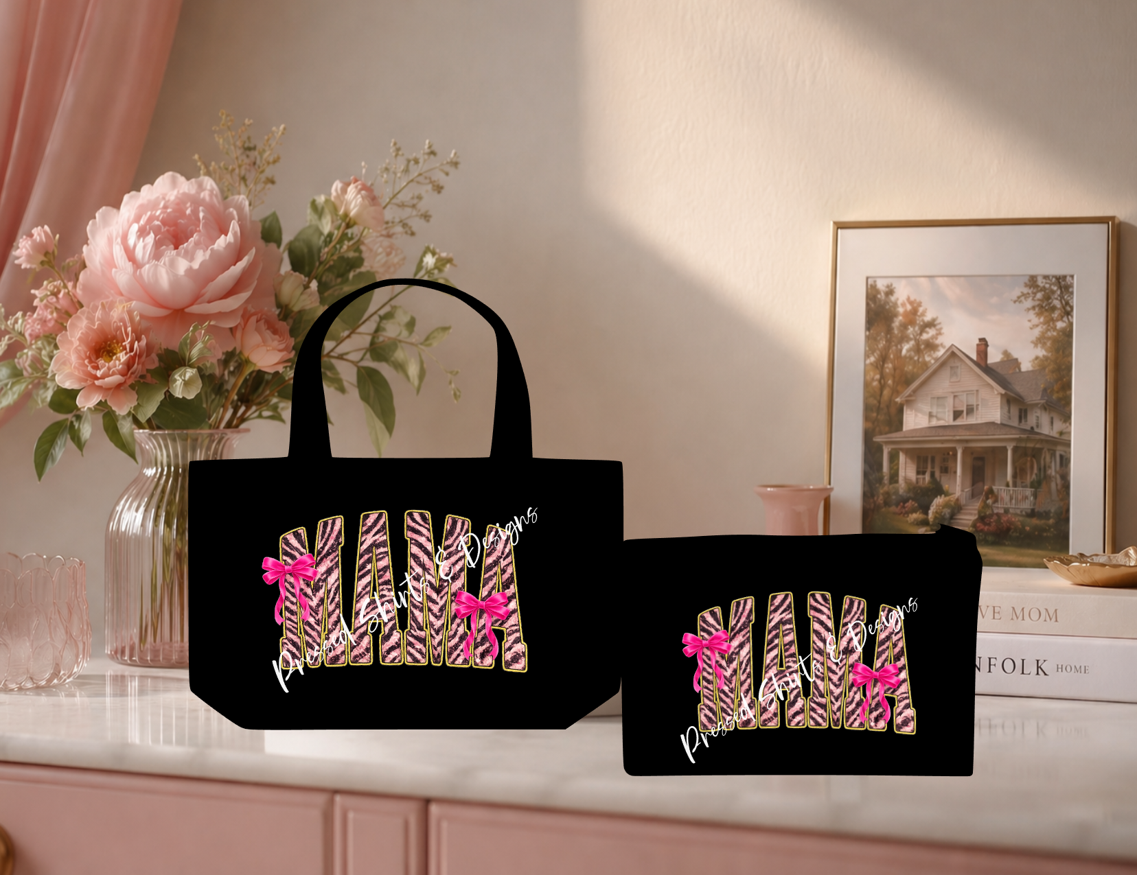 Mother Inspired Tote Bag w/ pouch