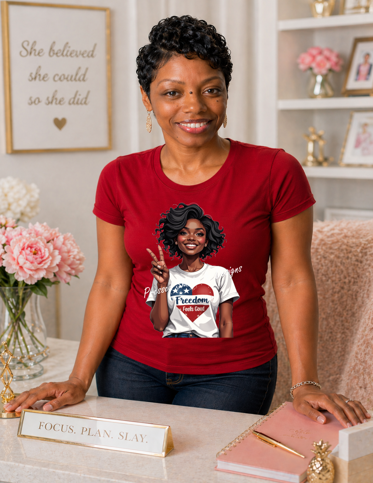 Freedom Patriotic-T-shirt