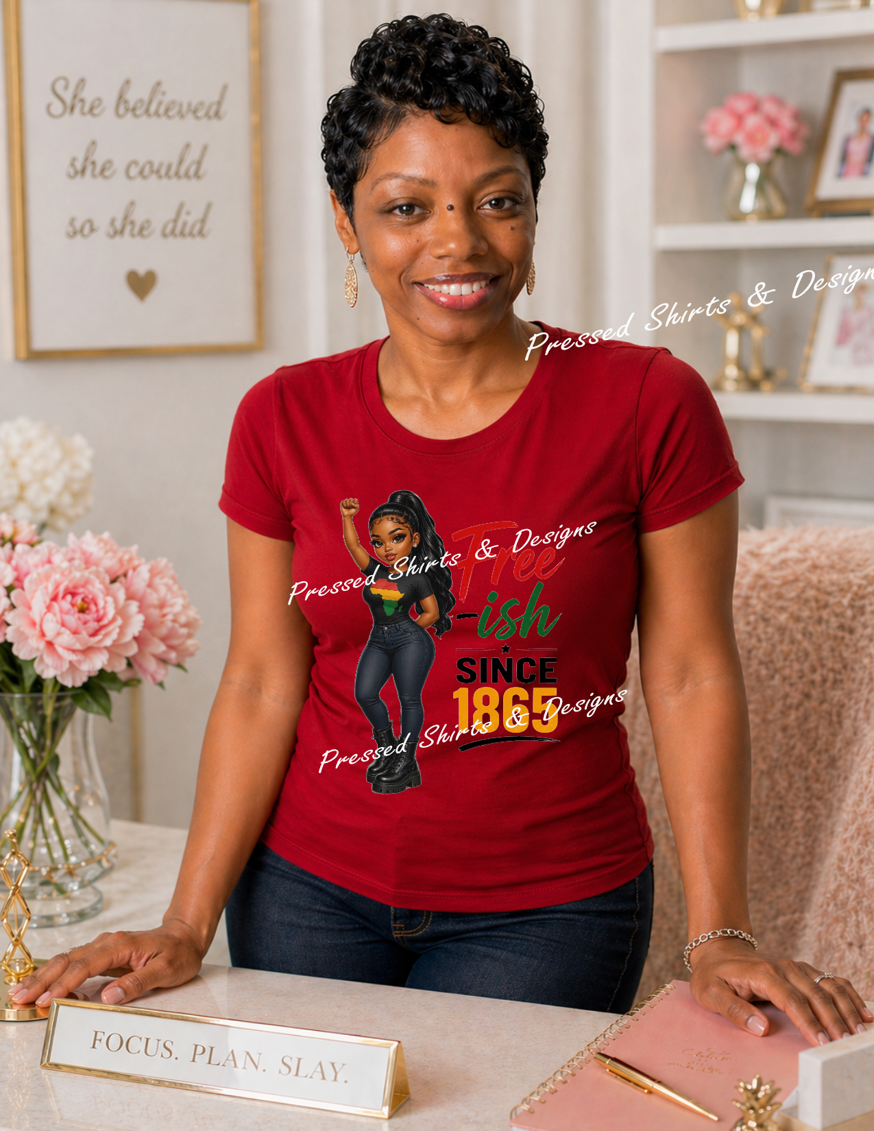 Free-ish Since 1865 Girl-T-shirt