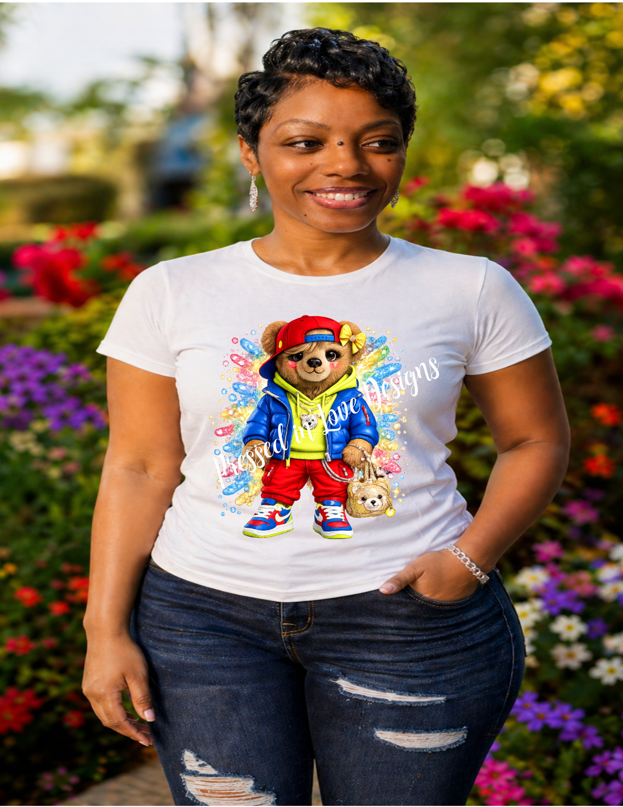 Graffiti Bear-T-shirt