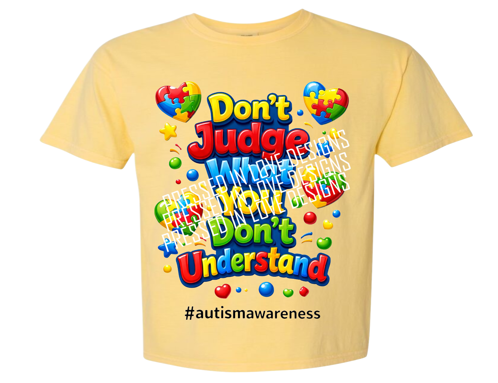 Don't Judge- Autism Awareness T-shirt