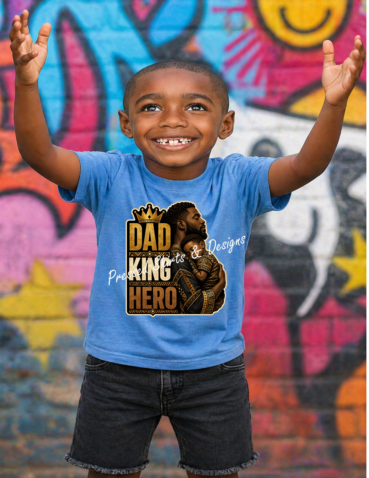 Dad, King, Hero-T-shirt