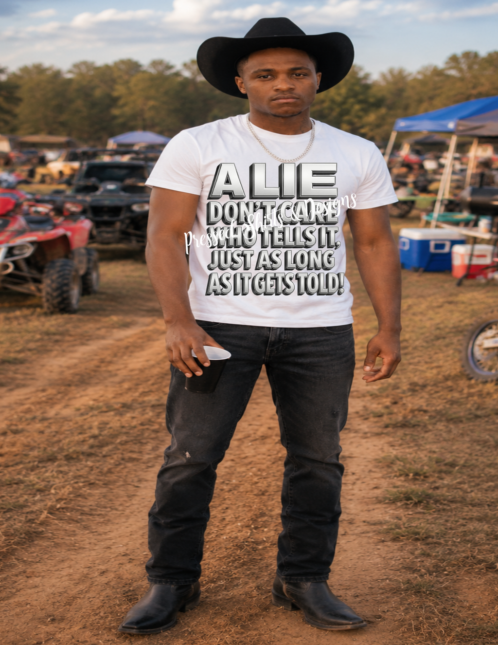 A Lie Don't Care-T-shirt