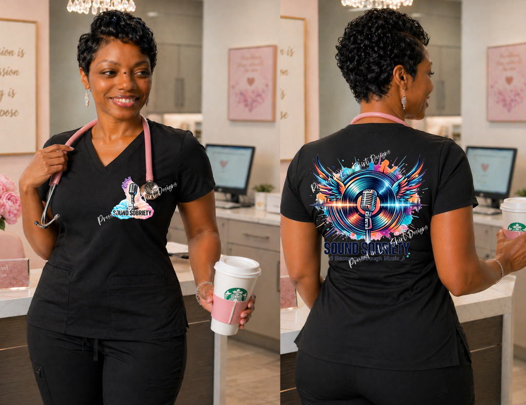 Recovery Through Music-Scrub Top
