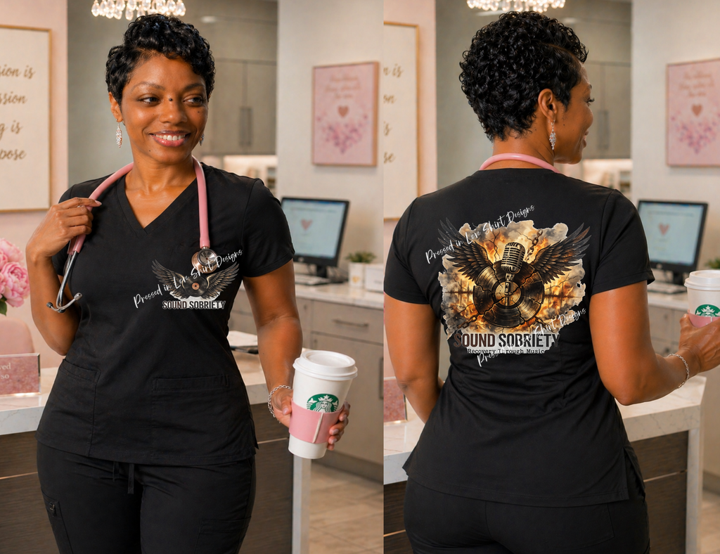 Recovery Through Music-Scrub Top