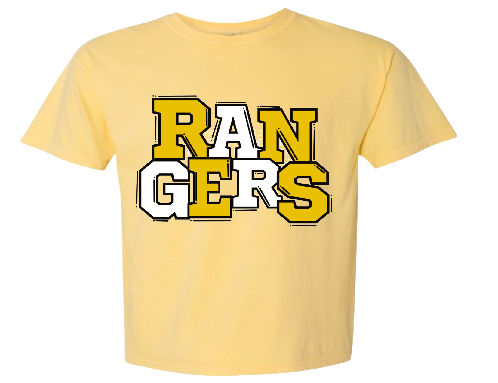 Rangers Yellow- T-shirt