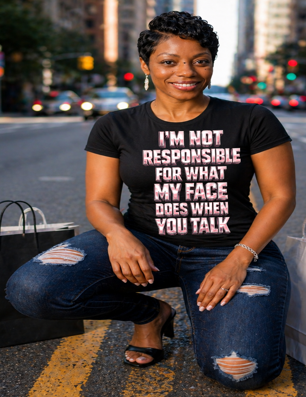 Face Not Responsible-T-shirt