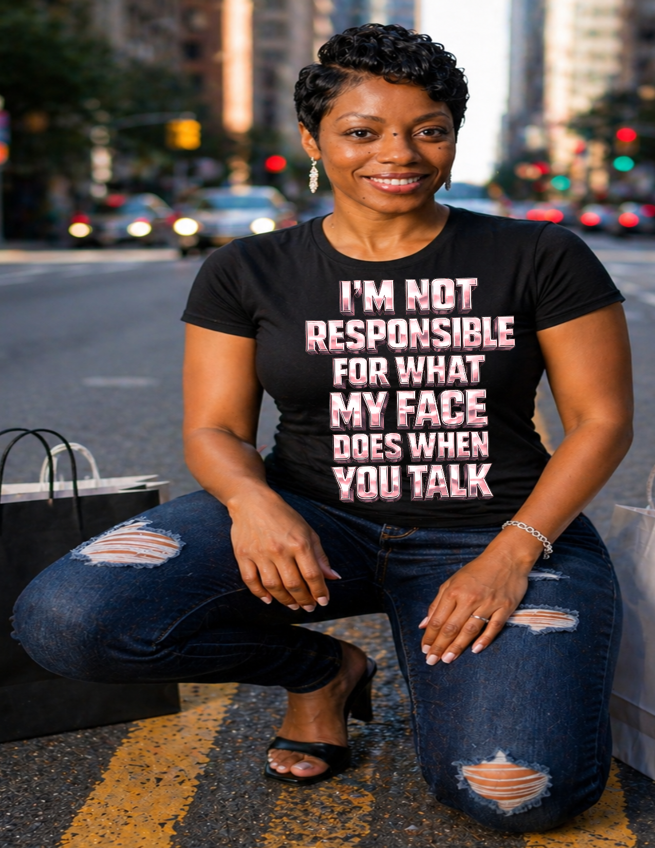 Face Not Responsible-T-shirt