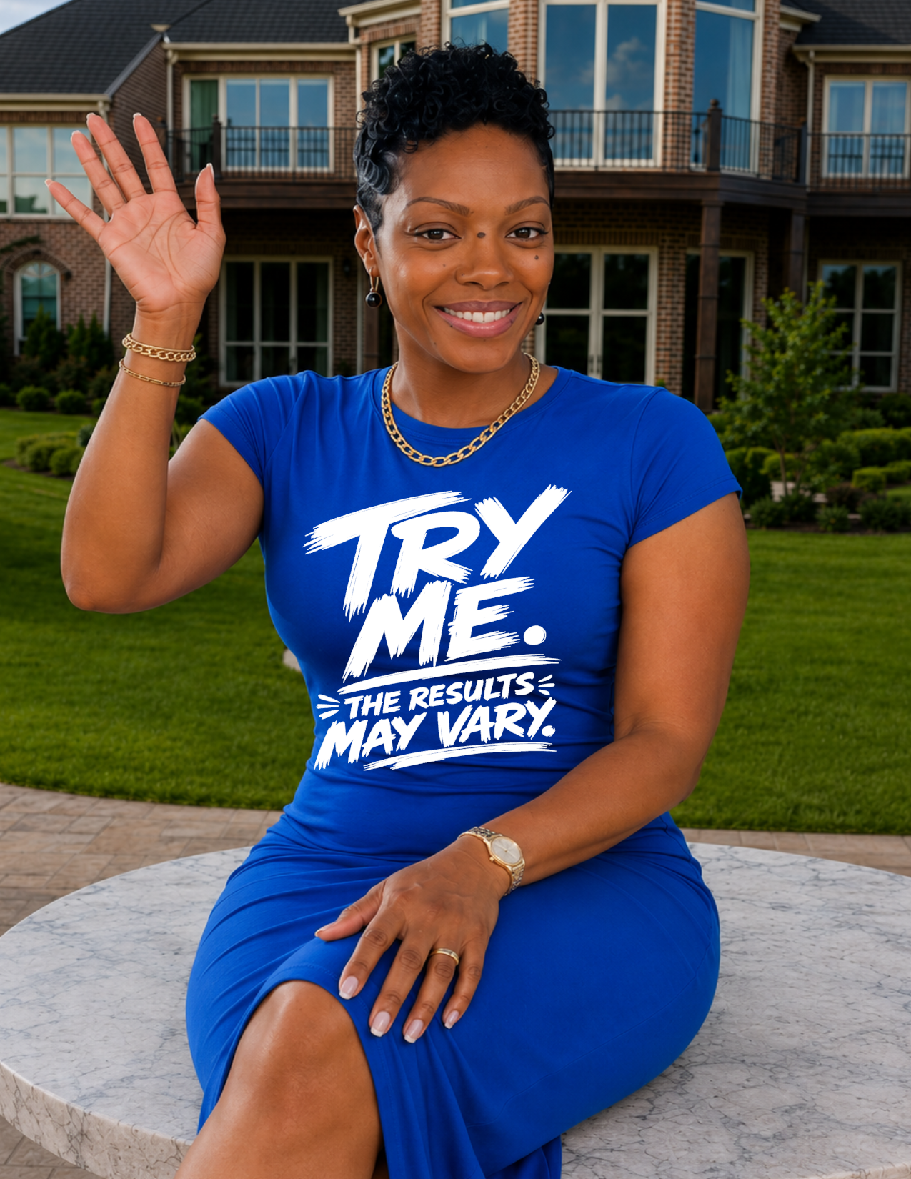 Try Me. The Results May Vary-T-shirt