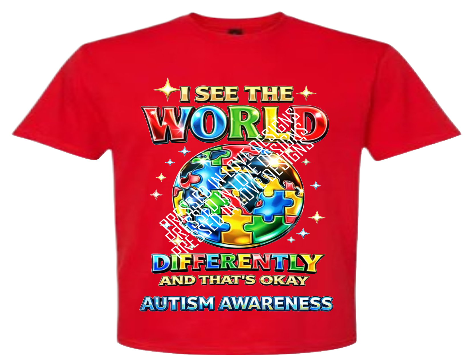 See the World Differently- Autism T-shirt