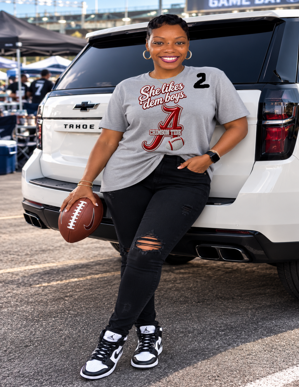 She Likes Dem Boys-Alabama T-shirt