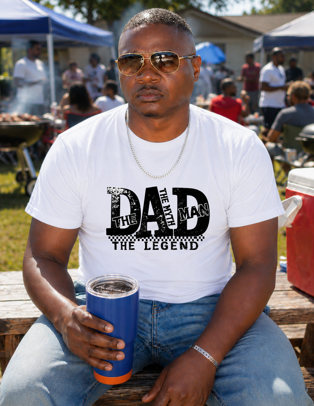 Man, Myth, Legend Dad-T-shirt