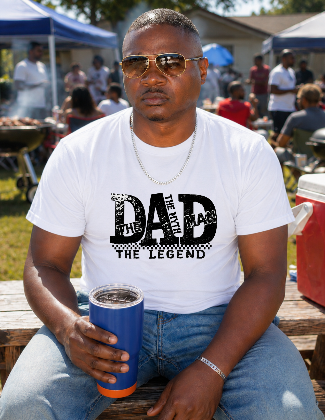 Man, Myth, Legend Dad-T-shirt