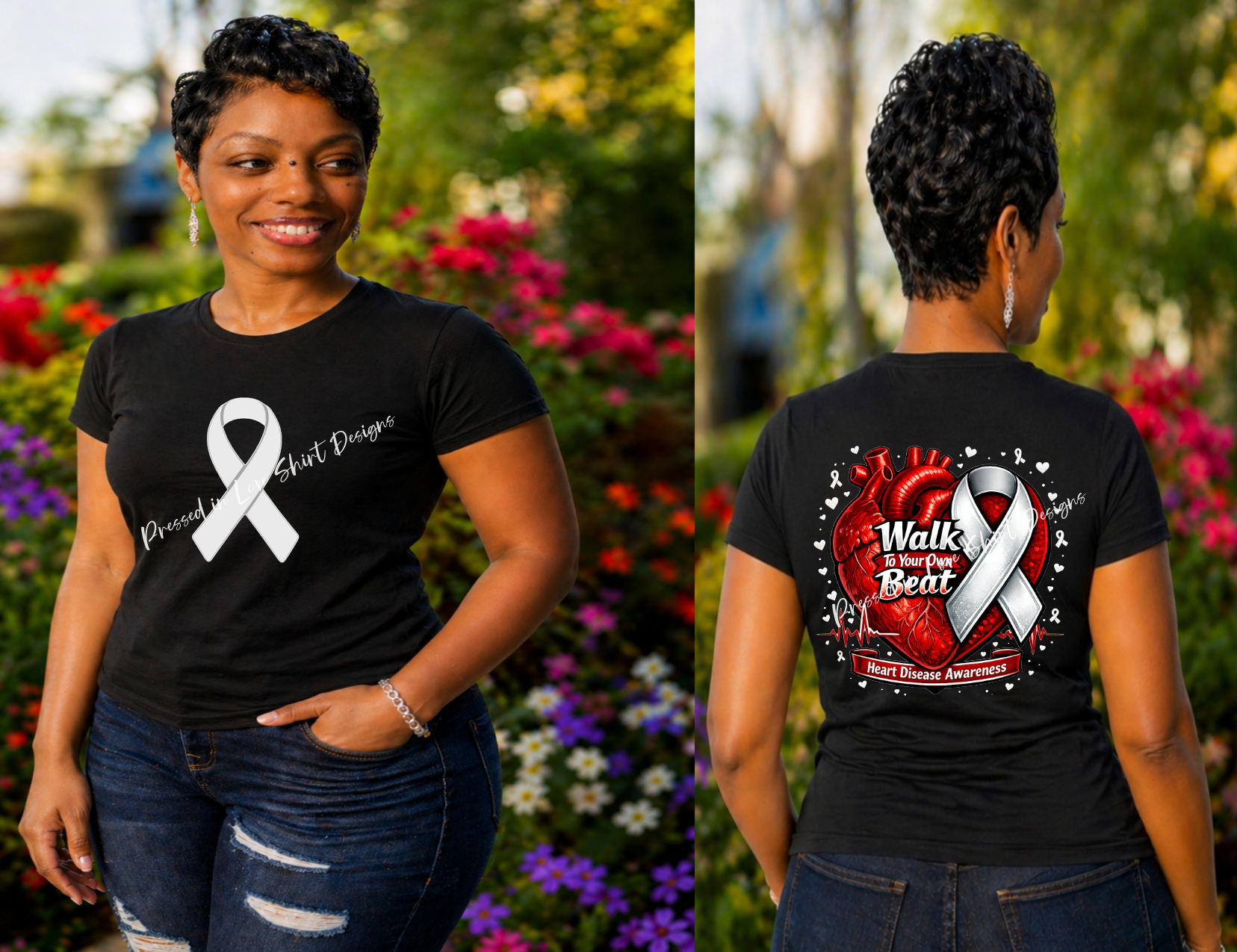Walk to Your Beat- Heart Awareness T-shirt
