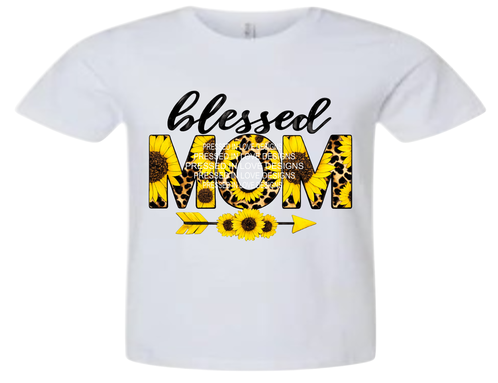 Blessed Mom Sunflower-T-shirt