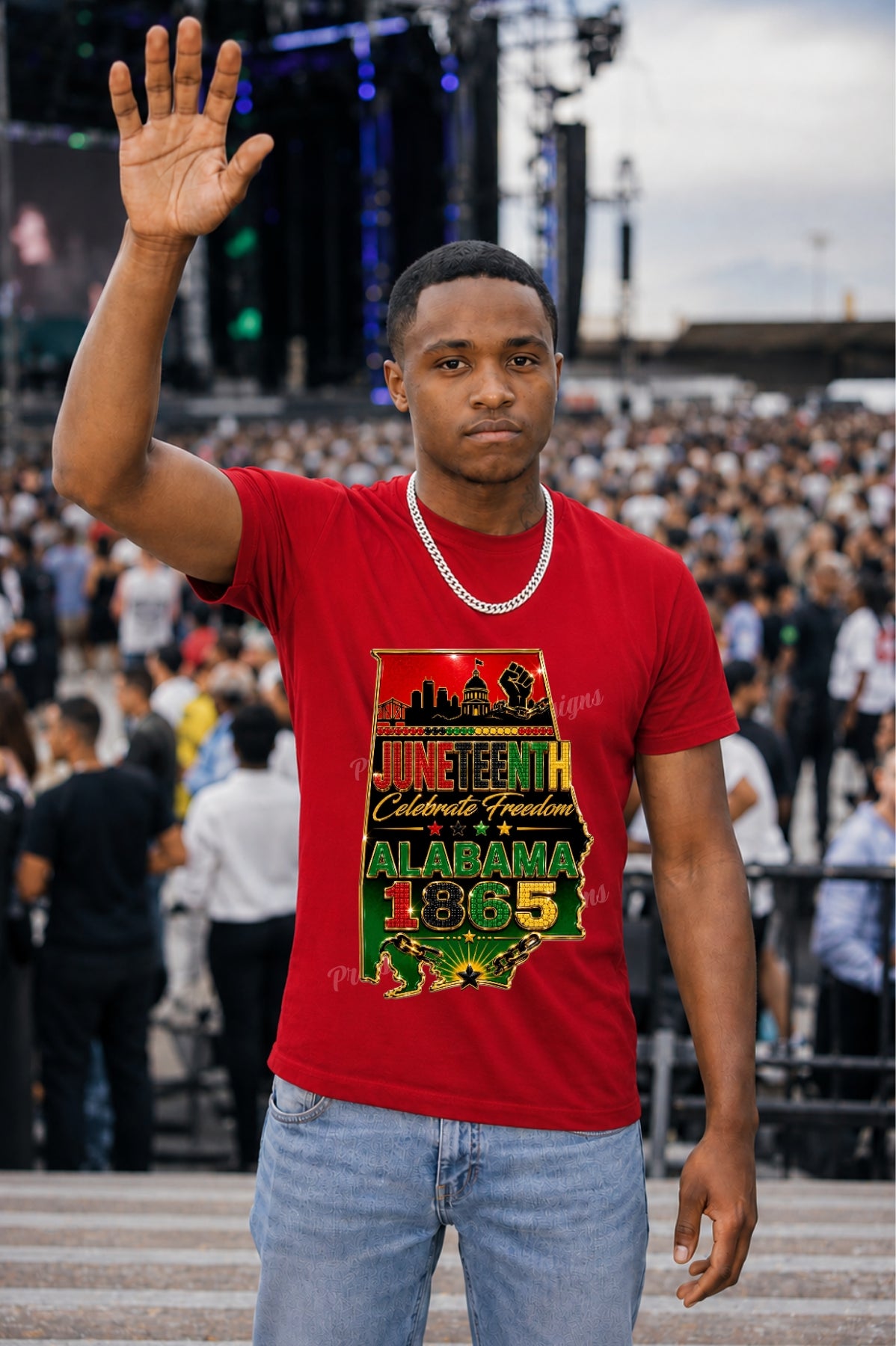 AL Juneteenth 1865-T-shirt