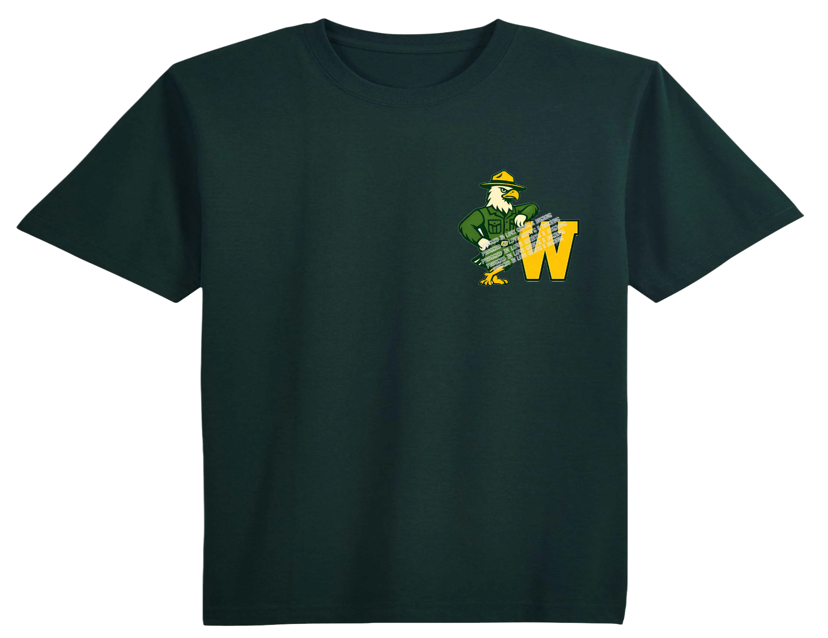 Eagle Wilson Pocket T-shirt-Design 1